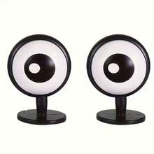 一对电动自行车眼睛装饰，趣味头盔眼睛配件，可爱自行车/摩托车/踏板车前灯装饰