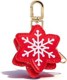 Coin Purse Keychain Keychain Bag Charm Wallet Handbag Leather Coin Pouch Women's - bông tuyết - Xem 13