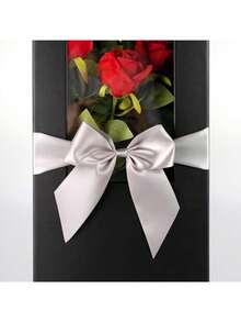 1个可折叠开窗花盒 情人节玫瑰礼盒 鲜花礼盒