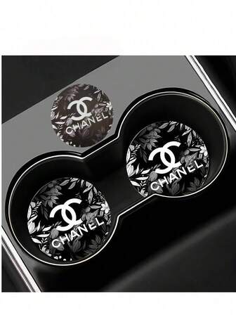 2pcs Car Anti-Slip Mats, Ornament Base Insulation Pads, Washable & Heat-Resistant Car Cup Holders, Multi-Functional Car Interior Decor, Anti-Slip & Stable, Soft Material, Heat Insulation & Scratch-Resistant, Suitable For Car Console, Dashboard, Cup Holders & Tabletop Decor, Enhance Tidiness & Cute Ambiance In Car