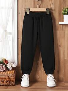 1pc Girls' 25D Winter New Sports Pants, Durable And Versatile