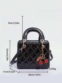 Dedoo Mẫu túi xách cao cấp nhỏ nhắn và thanh lịch mới ra mắt năm 2025 dành cho nữ, thời trang và nhẹ nhàng, kiểu dáng mới bán chạy nhất, túi xách thêu kim cương, túi đeo vai và túi xách tay, phù hợp cho kỳ nghỉ xuân/hè, cuộc sống sinh viên, đi làm hàng ngày, quà Giáng sinh, tiệc tùng và đám cưới. - màu đen - Xem 10