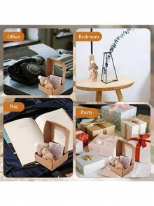 4pcs-Mini Bear Gift Set In Box, Pocket Bear With Inspirational Card, Graduation/Birthday/Valentine's Day/Mother's Day Gift, Includes Greeting Card And Box -Relationship Gift For Friends, Family, Colleagues, And Children, Positive Mini Encouragement Card - Multicolor - View 8