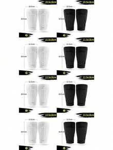 1pc Outdoor Sports Leg Guard, EVA Honeycomb Anti-Collision Shin Pad, Football Specific Shin Protector - Multicolor - View 10