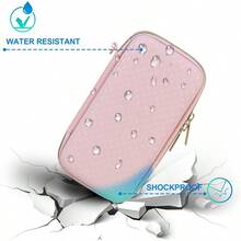 AWYYBOVKE Hard Case For Roku Voice Remote Controller Roku Streaming Stick+/ 4K Roku Remote Case For Roku TV Steaming Stick 3820R/ 3821R/3941R Extra Mesh Pocket For Adapters Cables Pink Star - 粉紅之星 - 查看 6