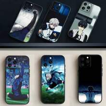 Funda de teléfono B-Blue L-Lock-ES compatible con  17,16,15,14,13,12,11 Plus, Pro Max, XS, X, XR, SE, Mini, 8, 7, funda de silicona suave negra, funda compatible con  17, funda de  17 Pro, funda de  17 Pro Max - z6 - Ver 3