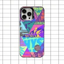 Funda de Teléfono Glamour Histerético Japonés para 17,16,15,14,13,12,11,Pro,Max,Plus, Anticaída Negra Mate Dura - z3 - Ver 13
