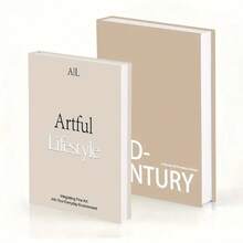 2pcs Decorative Fake Books For Home Decor, Coffee Table Books, Decorative Books For Shelves, Bedroom, Living Room