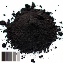 AWYYMatte Black Iron Oxide Powder Concrete Pigment Powder Grout Colorant Color Dye For Cement Stucco Plaster Mortar Paint Coating Wood Stain Putty Epoxy Resin - 5 Oz Black - 黑色 - 查看 2