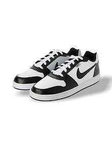 Nike Ebernon Low Prem 男女通用运动鞋 透气轻便 百搭 纯色 易洗 日常户外 黑色/白色 AQ1774-102 - 白色/黑色 - 查看 2