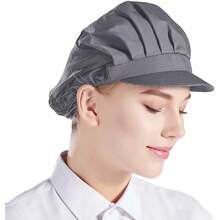 WSXC Nanxson 3pcs Chef Hat Kitchen Cooking Chef Cap Food Service Hair Nets CF9033 - Grey3Pcs - View 5