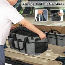 GSYY Detailing Bag With Polisher Carry Bag Large Detail Car Care Box For Auto Detailing Supplies Car Wash Caddy And Trunk Organizer For Buffer Bottle Towel And Cleaning Kit G Patent Design - trắng - Xem 5