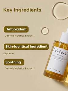 SKIN1004 馬達加斯加積雪草安瓶面部精華液 20ml/0.67fl.Oz*3，積雪草保濕精華，輕盈易吸收質地，溫和日常面部護理，適合敏感肌，K-Beauty，Olive Young，禮品 - 20ml*3 - 查看 4