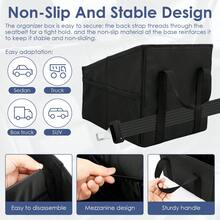 Foldable Car Trunk Organizer Storage Box,Oxford Cloth Multi-Functional Cargo Box With Handle, Suitable For Backseat Storage - En-Storlek - Visa 4