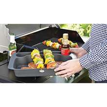 Outset, Sartén de la Parrilla con Mango Extraíble de Agarre Suave de Cobre, Sartén Grill con Mango Removible, Cobre, 1 Pieza(Estación de preparación de parrilla) - Multicolor - Ver 3