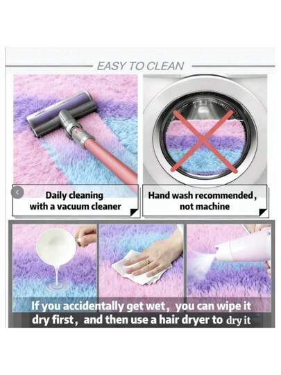 Nordic Printed Plush Tapijt Anti Slip Bottom, Water Absorbent Bathroom, Zachte Com Tafel Thick Sponge, Living Room, Bedroom, Balcony, Study Bathroom view 9