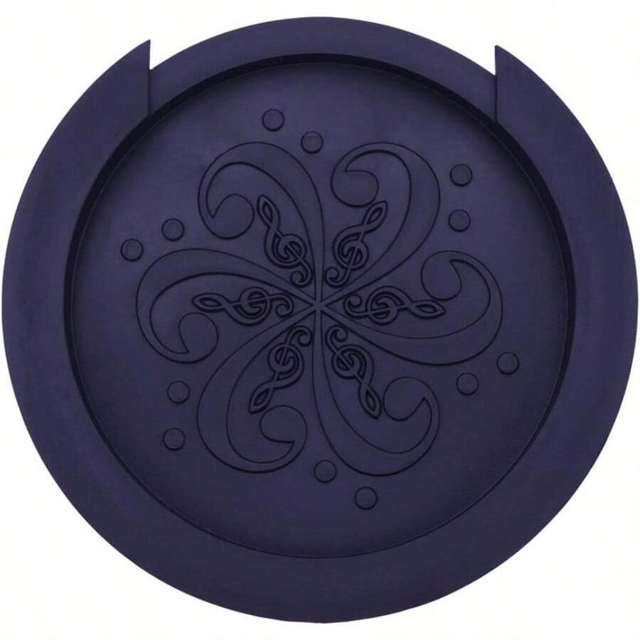 AWYYGuitar Soundhole Cover 4 Inch Sound Hole Rubber Cover For Acoustic Guitar Black - Black - View 1