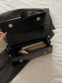 Fashionable Solid Color Retro Minimalist Elegant Shoulder Bag