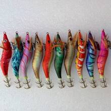 30pcs 2.5 3.0 3.5 Squid Jigs, Squid Hook, Octopus Sea Fishing Lure, Shrimp Hard Lure, Fish Tackle - 3.5 - 查看 4