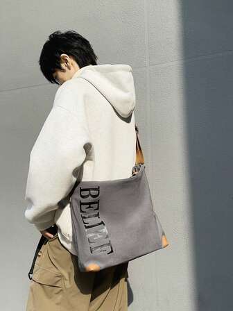 1 pièce Sac banane en nylon pour hommes, sac carré avec sangle réglable, résistant aux rayures et à l'usure, poche pour passeport, argent, carte d'identité, carte de crédit, léger pour les déplacements/trajets, cadeau pour le mari