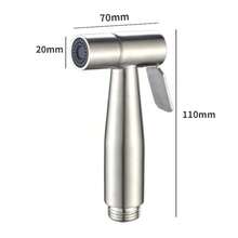 6pcs,High-Pressure Deluxe Handheld Spray Gun Set - Includes Spray Gun, Swivel Bracket, Adhesive Tape And Flexible Extension Hose. Featuring Durable Brass Core Construction, Compatible With Various Bathroom Taps. Ideal For Cleaning Sinks And Bidets.