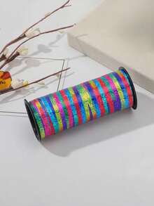 1 卷，闪亮金属卷曲丝带，适用于工艺品、礼品和装饰品 - 100 码卷曲气球丝带，适用于婚礼、生日等！，