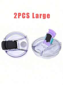 1 件通用 40/30 盎司玻璃杯防漏盖、翻盖防溢盖、马克杯防溢替换盖、防溅、防尘，适用于餐厅/咖啡馆、返校用品 - 彩色 - 查看 14