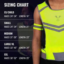 La Chaleco Reflectante para Running Senderismo Ciclismo Ciclismo Correr Gear y más con 2 Bandas de  de Alta VisibilidadHigh-Visibility Vest - AmarilloNen - Ver 2