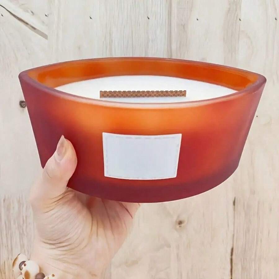 超长木质蜡烛芯，三角形网状设计，慢燃，包含1根烛芯和1个夹子 - 多尺寸矩形蜡芯，适用于DIY工艺品、手工蜡烛、工艺用品，时尚设计，耐用木质，工艺爱好者之选