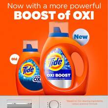 Tide Ultra Oxi Boost Liquid Laundry Detergent, 84 Fl Oz, 59 Loads, Advanced Stain Remover, Laundry Detergent Liquid With Extra Oxi Power - 橘色 - 查看 2