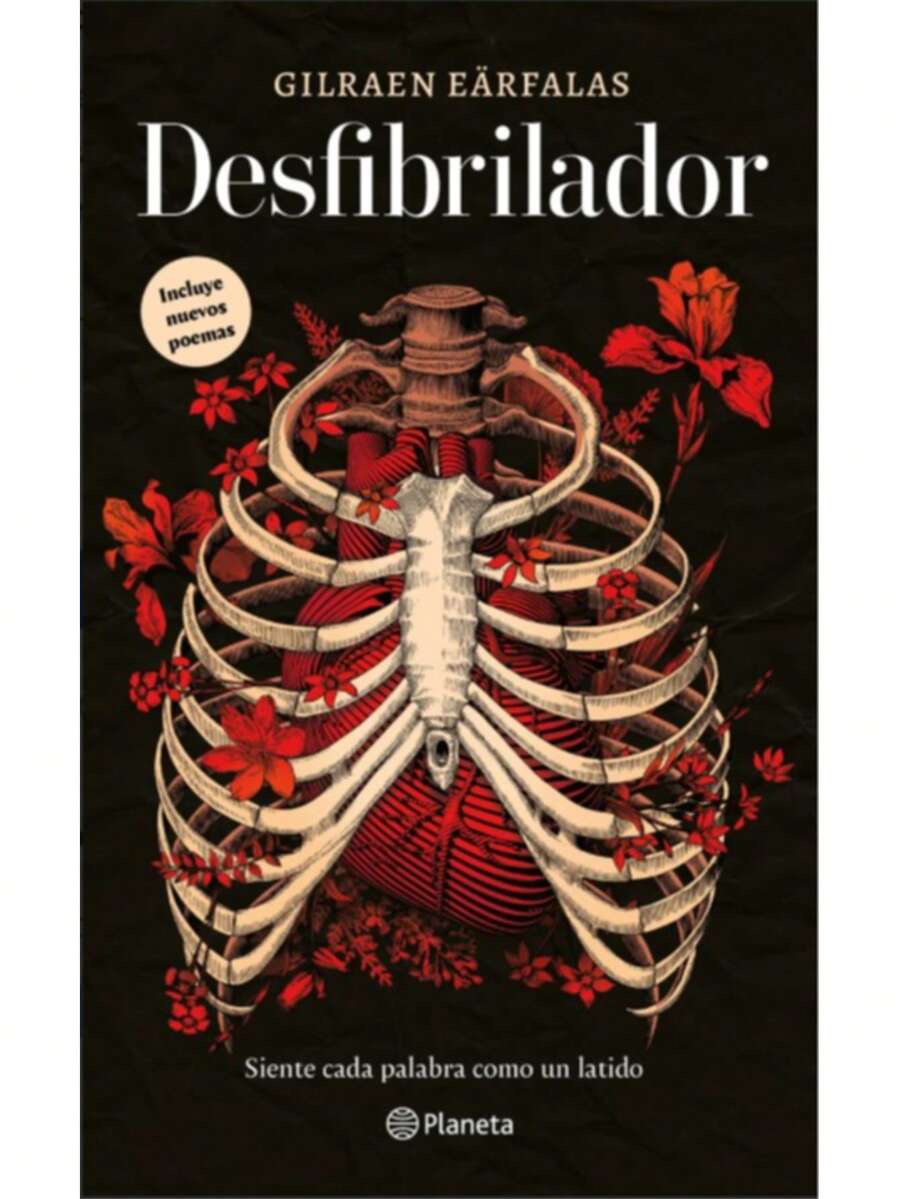 LIBRO DE LITERATURA Y FICCIÓN- DESFIBRILADOR. Siente cada palabra como un latido  Hay dolores que se llevan en el corazón, aunque los demás no puedan verlos; heridas que permanecen abiertas en el alma porque el recuerdo no las deja cicatrizar. Para Gilraen Eärfalas, la mejor manera de sanarlas es a través de la poesía.  Esta nueva edición de su aclamado poemario Desfibrilador incluye más de una veintena de nuevos poemas en los que explora la esencia del desamor, afronta el vacío que deja y encuentra una forma de salvarse mediante la escritura. - Libro único - Ver 1