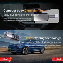 1pc High-Definition 1080P Night Vision Car DVR Dashcam Loop Recording And Live Streaming Application Control 360-Degree Rotation, Automatic Recorder 24-Hour Parking Monitor