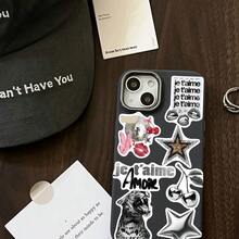 50 Piezas Pegatinas plateadas de la suerte Pegatinas estéticas Pegatinas Y2K Pegatinas del centro de la ciudad Y2K Regalos Y2K Pegatinas psicodélicas Pegatinas de los 90 Pegatinas de vinilo resistentes al agua para sobres, botellas de agua, computadoras, portátiles, teléfonos, equipaje, cuadernos, refrigeradores