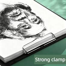 15.75英寸 x 11.81英寸 便携式8K画板，带收纳袋，艺术家大号纸张支架板，背包式素描纸平板电脑A3画板，文具用品 - 黑色 - 查看 7