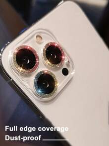 1 miếng dán bảo vệ ống kính sáng bóng, tương thích với Apple 15/15 Plus/15 Pro/15 Pro Max/11/12/13/14/16/17 Mini, miếng dán bảo vệ ống kính màu kẹo Dopamine thời trang của Apple. - Nhiều màu - Xem 5