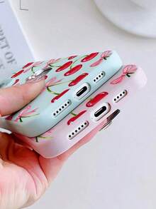 1pc Cute Cartoon Cherry Bow Pattern Phone Case Compatible With IPhone 17/16/11/12/13/14/15/15pro/15 Plus/15 Promax/7plus/8plus/X/Xs Max/Xr/11pro/12pro/13pro/14pro/12mini/13mini/11promax/12promax/13promax/14promax/14plus/6/6s/6plus/7/8/16Pro/16plus/17promax/17Pro/17plus/17promax/Se&Compatible With Samsung Galaxy Galaxy/A54/A14/A12/A13/A15/A32/A33/A24/A52S/S20/S21/S22/S23/S24/S23Plus/S24ultra Waterproof Shockproof Anti-Fall Scratch ResistantFOR-YOUR-BELOVED-PHONE Fashionable - 款式4(1PC) - 查看 5