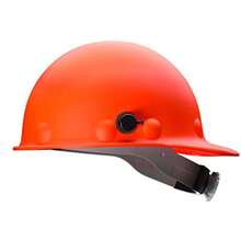 Fibre-Metal Super Eight Fiber Glass Ratchet Cap Style Hard Hat with Quick-Lok Orange Medium P2HNQRW03A000Protective Helmet - naranjafiestadebloques - Ver 2
