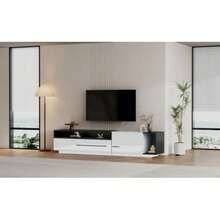 Television Stands & Entertainment Centers - Black White - View 5