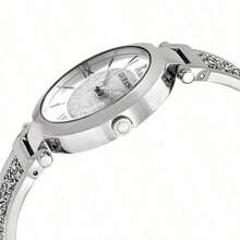 Guess 女士石英不锈钢三针腕表 Aurora系列 不锈钢表壳/防刮玻璃镜面 W1288L1 - 銀色 - 查看 2