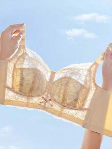 Women's Seamless Wireless Bra, Supportive And Comfortable - Champagne - View 7