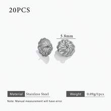 10/20 Pieces Stainless Steel 18K Gold-Plated Flower Multiple Styles Beads Cap DIY Charms Jewelry Making Accessories Beads Accessories Woman's Stainless Steel Jewellery Making Accessories Stainless Steel Ladies' Jewellery Woman's Handmade Accessories Suitable For Ladies' Daily Wear