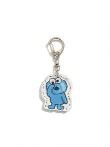 1pc Cute Sesame Street Character Keychain Pendant Zipper Pull Bag Charm Suitable For Back To School Valentine's Day Christmas Gifts Purse Charm Keyring - Multicolor - View 25
