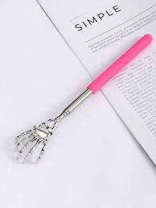 2 Stücke ausziehbare Rückenkratzer, Edelstahl tragbare teleskopische Gummigriff Rückenkratzer als Geschenk zu Thanksgiving, Geburtstag, Weihnachten, Schule, Reise, Reiseaccessoires, Haushaltsartikel, Spa, Massagetool, Massage, Massagegerät, Spa