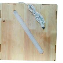 5 Tiers Acrylic Display Case With LED Light Transparent Dustproof Showcase Box - Transparent - View 4