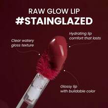 hince Raw Glow Lip Tint BITE 15 4ml - Stain Glazed, Glossy Dewy Lip Gloss, Non Sticky & Long Wearing For Natural Glass Glow, Hydrating, Moisturizing Liquid Lipstick, Vegan - BITE 15 - 查看 3