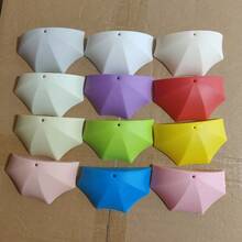 3pcs Plastic Umbrella Shaped No Drill Wall Hooks, Adhesive Hooks For Keys, Kitchen, Bathroom, Soap Holder, Multi-Color