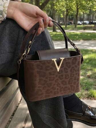 New Autumn Leopard Print Crossbody Bag, Shoulder Bag, Handbag, Backpack, Phone Pouch