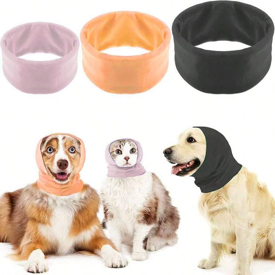 1pc Dog Ear Muffs Set, Noise Protection Cover, Hearing Protection Kit, Ear Muffs, Winter Scarf