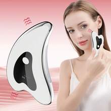 Electric Gua Sha Facial Tool, Reduces Puffiness, Anti-Wrinkle, Anti-Aging, Vibrating Gua Sha Massager With Heating Function