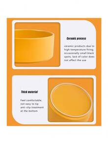 1 bát sứ cho mèo/chó, bát uống nước cho thú cưng, bát đựng thức ăn cho mèo, bát đựng thức ăn cho chó kèm chân đế gỗ chống trượt giúp bảo vệ cổ, bát ăn cho thú cưng, có thể rửa bằng máy rửa chén và dễ dàng vệ sinh. - 400ML - Xem 6